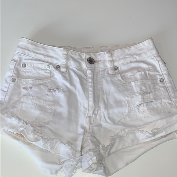American Eagle Outfitters Pants - White American Eagle Denim Shorts